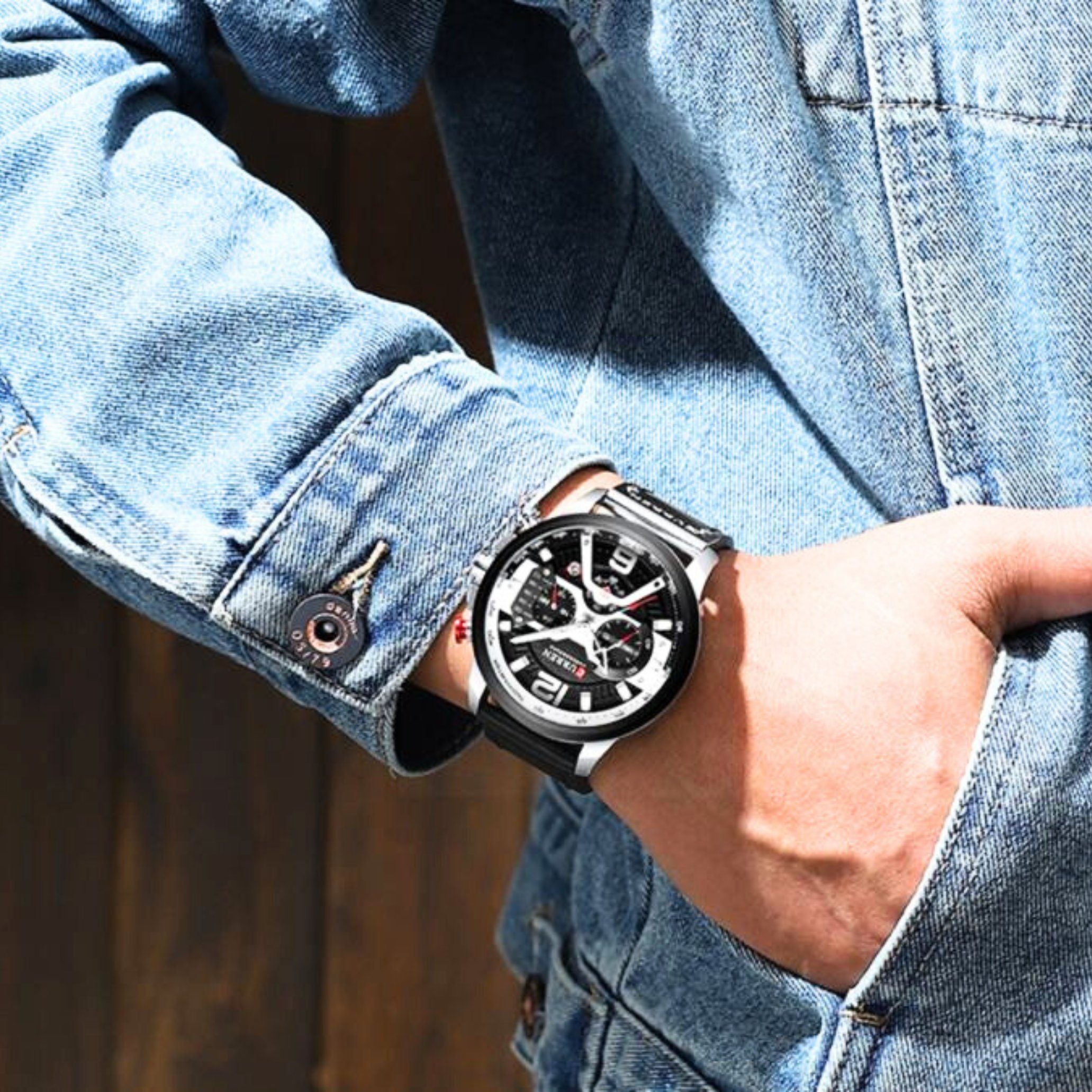 Manike 8329 Chronograph Herren Uhr Manike 8329 Chronograph Herren Uhr